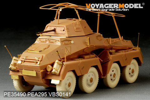 Voyager Model PE35490 1/35 WWII German Sd.Kfz.232 8-Rad Armored Car (Early Version) Photo-Etched Set (for AFV35232)