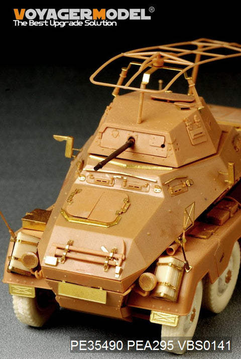 Voyager Model PE35490 1/35 WWII German Sd.Kfz.232 8-Rad Armored Car (Early Version) Photo-Etched Set (for AFV35232)