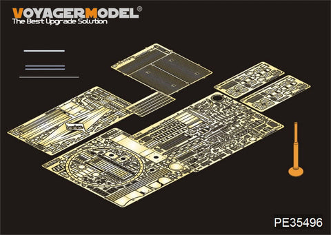Voyager Model PE35496 1/35 Modern Iraqi T-55 Enigma Main Battle Tank Basic Photo-Etched Set (for Tamiya 35324)