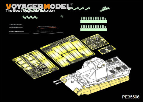 Voyager Model PE35506 1/35 WWII German E-50 Anti-Aircraft Tank Photo-Etched Set (for Trumpeter 01537)
