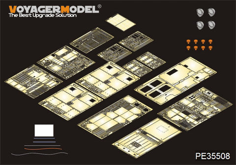 Voyager Model PE35508 1/35 Modern US M1070 Truck Armored Cab Basic Set (HobbyBoss 85502)