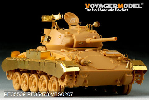 Voyager Model PE35509 1/35 WWII British Army M24 Chaffee Light Tank Basic Set (Bronco 35068)