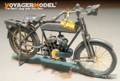 Voyager Model PE35519 1/35 WWI French Peugeot 1917 Motorcycle Photo-Etched Set (for Meng Model HS-005)