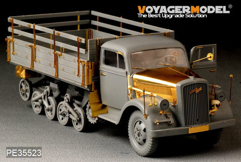 Voyager Model PE35523 1/35 WWII German Sd.Kfz.3a Opel Maultier Half-track (Dragon 6761)