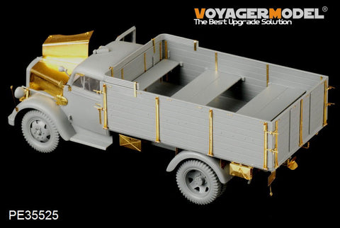 Voyager Model PE35525 1/35 WWII German Opel Blitz 3t 4x2 Cargo Truck / Cargo Bed (Dragon 6716)