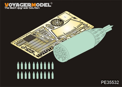 Voyager Model PE35532 1/35 Modern Pickup Truck with Rocket Pod (Meng Model VS-001/002)