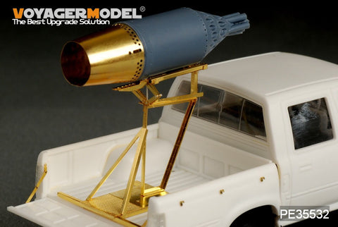 Voyager Model PE35532 1/35 Modern Pickup Truck with Rocket Pod (Meng Model VS-001/002)