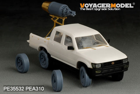 Voyager Model PE35532 1/35 Modern Pickup Truck with Rocket Pod (Meng Model VS-001/002)