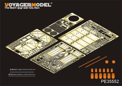 Voyager Model PE35552 1/35 WWII German VK1602 Leopard Smoke Dischargers (Amazing Hobby 35A004)