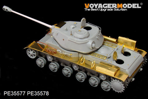 Voyager Model PE35577 1/35 WWII Soviet KV-85/KV-122 Heavy Tank Basic Set (2-in-1) (Trumpeter 01570/01569)