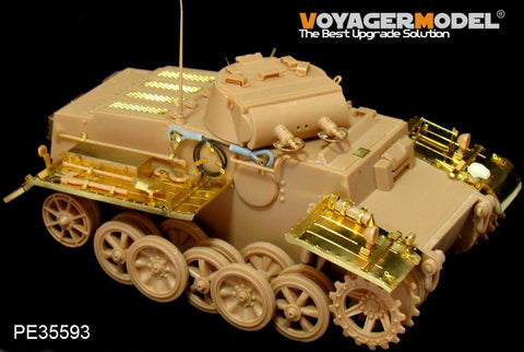 Voyager Model PE35593 1/35 WWII German Panzer I Ausf. F (Late Production) Photo-Etched Set (for HobbyBoss 83805)