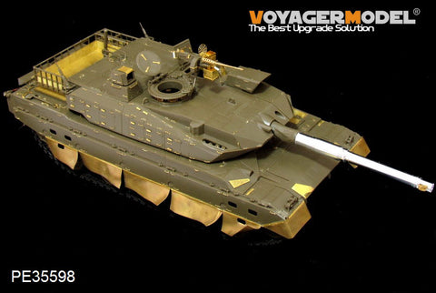Voyager Model PE35598 1/35 JGSDF Type 10 Tank Photo-Etched Parts Set (includes metal gun barrel and machine gun) (for Tamiya 35329)