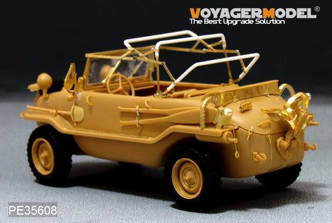 Voyager Model PE35608 1/35 WWII German Schwimmwagen Type 128 Photo-Etched Set (for AFV Club)