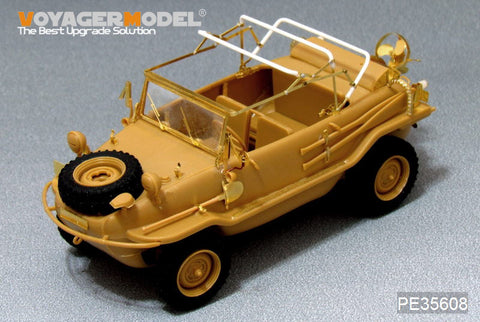 Voyager Model PE35608 1/35 WWII German Schwimmwagen Type 128 Photo-Etched Set (for AFV Club)