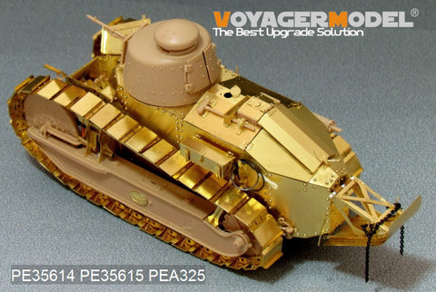 Voyager Model PE35614 1/35 WWI French Renault FT-17 (Cast Turret Type) Basic Photo-Etched Set (for Meng Model TS-008)