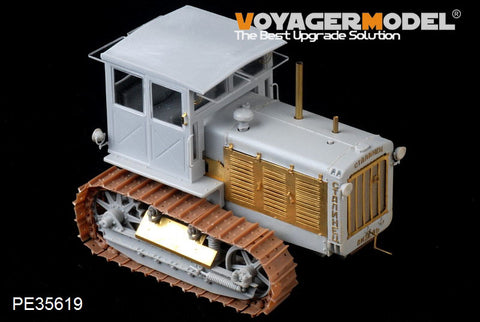 Voyager Model PE35619 1/35 WWII Soviet ChTZ S-65 Tractor (with Cab) Photo-Etched Set (for Trumpeter 05539)