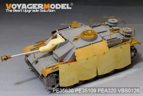 Voyager Model PE35630 1/35 WWII German StuG III Late Version Basic Photo-Etched Set (for Dragon)