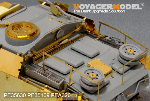 Voyager Model PE35630 1/35 WWII German StuG III Late Version Basic Photo-Etched Set (for Dragon)