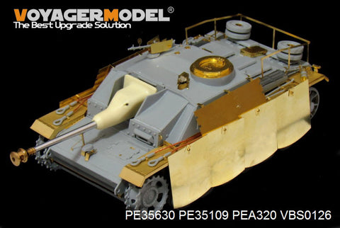 Voyager Model PE35630 1/35 WWII German StuG III Late Version Basic Photo-Etched Set (for Dragon)