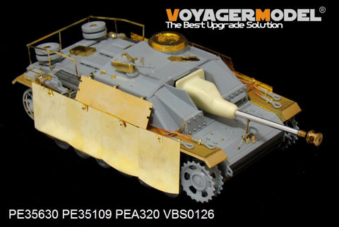 Voyager Model PE35630 1/35 WWII German StuG III Late Version Basic Photo-Etched Set (for Dragon)