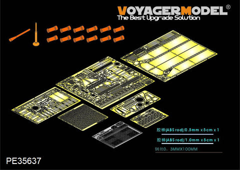 Voyager Model PE35637 1/35 Modern Russian T-64A (1981 Model) Photo-Etched Set (for Trumpeter 01579)