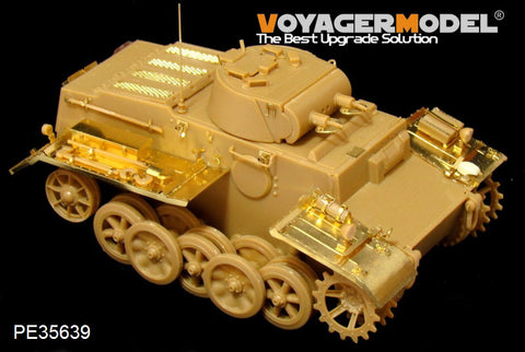 Voyager Model PE35639 1/35 WWII German Panzer I Ausf. F (Late Production) Photo-Etched Set (for Bronco CB350143)
