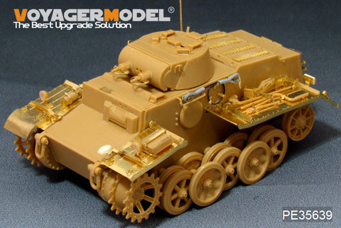 Voyager Model PE35639 1/35 WWII German Panzer I Ausf. F (Late Production) Photo-Etched Set (for Bronco CB350143)