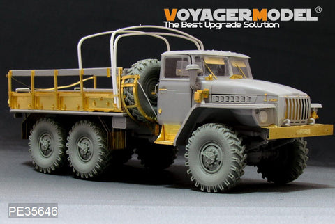 Voyager Model PE35646 1/35 Modern Russian Ural-4320 Truck Photo-Etched Set (for Trumpeter 01012)