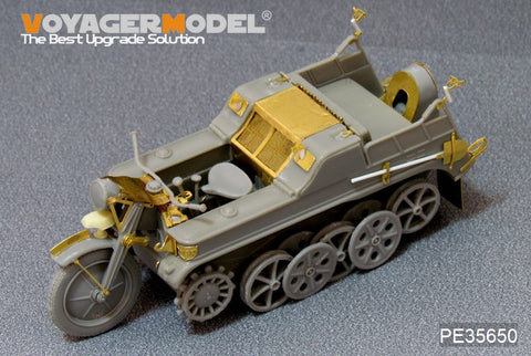 Voyager Model PE35650 1/35 WWII German Sd.Kfz.2 Kettenkrad Photo-Etched Set (for Dragon 6114)