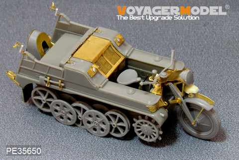 Voyager Model PE35650 1/35 WWII German Sd.Kfz.2 Kettenkrad Photo-Etched Set (for Dragon 6114)