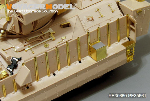 Voyager Model PE35660 1/35 Modern US M2A3 Bradley BUSK III with Add-on Armor: Basic Photo-Etched Set (for Meng Model SS-004)