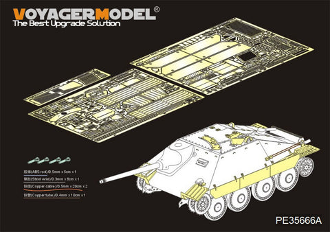 Voyager Model PE35666A 1/35 WWII German Sd.Kfz.138/2 Hetzer Light Tank Destroyer (Early Production) (DRAGON 6030, 6037, 6066, 9148)