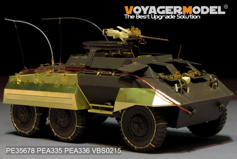 Voyager Model PE35678 1/35 WWII US M20 Armored Car Basic Photo-Etched Set (for Tamiya 35234)