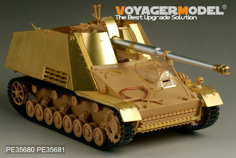 Voyager Model PE35680 1/35 WWII German Nashorn Self-Propelled Anti-Tank Gun Photo-Etched Parts Set (for Tamiya 35335)