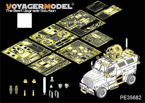 Voyager Model PE35682 1/35 Modern US 4x4 MRAP MaxxPro Armored Vehicle Photo-Etched Set (for Kinetic K61011)