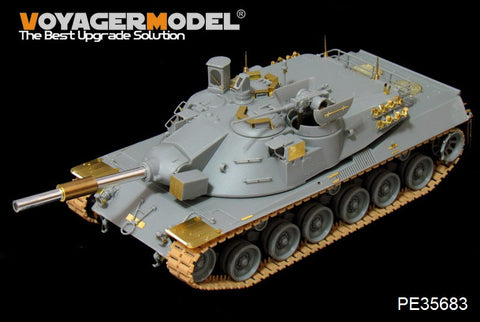 Voyager Model PE35683 1/35 Modern German Main Battle Tank MBT-70 Prototype Photo-Etched Set (for Dragon 3550)