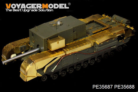 Voyager Model PE35687 1/35 WWII British Churchill 3-inch Gun Carrier Photo-Etched Set (for AFV Club AF35253)