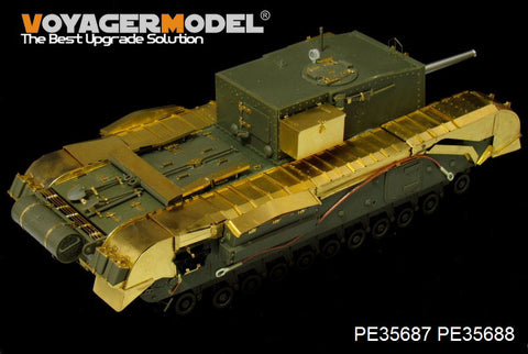 Voyager Model PE35687 1/35 WWII British Churchill 3-inch Gun Carrier Photo-Etched Set (for AFV Club AF35253)