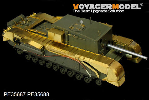 Voyager Model PE35687 1/35 WWII British Churchill 3-inch Gun Carrier Photo-Etched Set (for AFV Club AF35253)