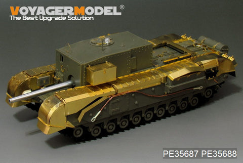 Voyager Model PE35687 1/35 WWII British Churchill 3-inch Gun Carrier Photo-Etched Set (for AFV Club AF35253)