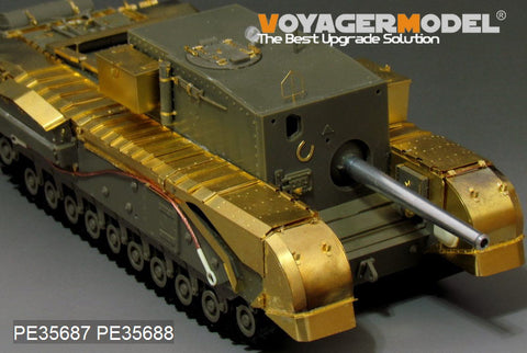 Voyager Model PE35687 1/35 WWII British Churchill 3-inch Gun Carrier Photo-Etched Set (for AFV Club AF35253)
