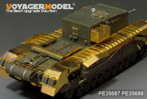 Voyager Model PE35687 1/35 WWII British Churchill 3-inch Gun Carrier Photo-Etched Set (for AFV Club AF35253)