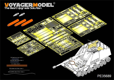 Voyager Model PE35689 1/35 WWII German Sd.Kfz.164 Nashorn Photo-Etched Set (for Dragon 6387)
