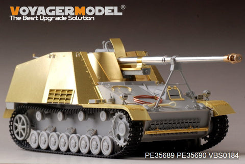 Voyager Model PE35689 1/35 WWII German Sd.Kfz.164 Nashorn Photo-Etched Set (for Dragon 6387)