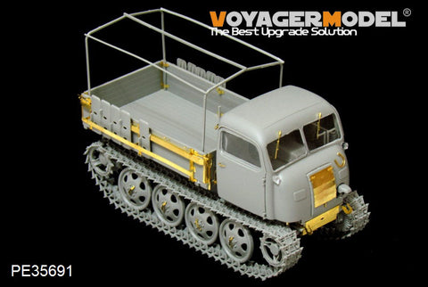 Voyager Model PE35691 1/35 WWII German RSO/01 Type 470 Photo-Etched Set (for Dragon 6691)