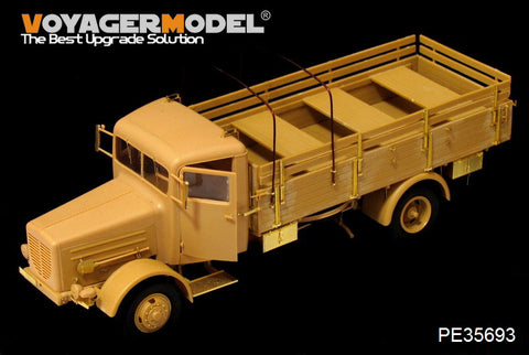 Voyager Model PE35693 1/35 WWII German Büssing L4500S 4x4 Truck Photo-Etched Set (for AFV35270)