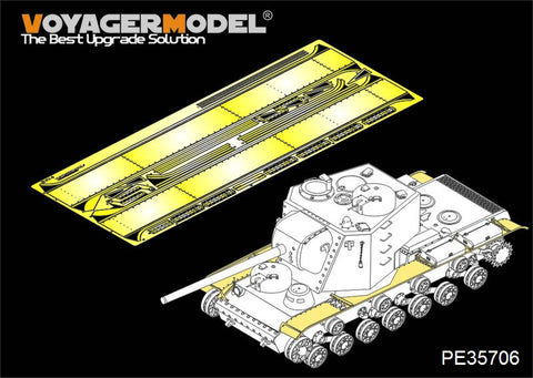 Voyager Model PE35706 1/35 WWII Russian KV-5 Heavy Tank Fender Set (for Takom 2006)