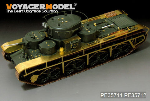 Voyager Model PE35711 1/35 WWII Russian T-35 Multi-Turret Tank Basic Photo-Etched Set (for HobbyBoss 83841)
