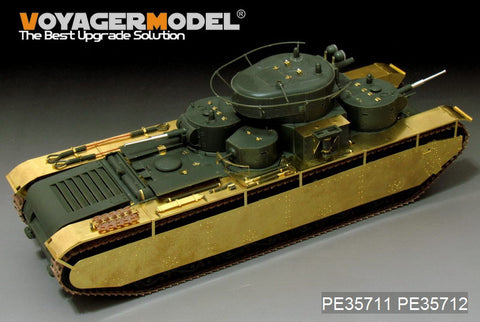 Voyager Model PE35711 1/35 WWII Russian T-35 Multi-Turret Tank Basic Photo-Etched Set (for HobbyBoss 83841)