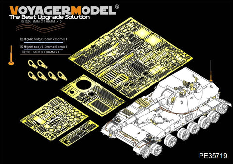 Voyager Model PE35719 1/35 Modern Russian 2S3 Akatsiya Self-Propelled Howitzer (Late Version) Basic Photo-Etched Set (for Trumpeter 05567)